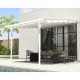 Tenda ombreggiante retrattile beige per pergola 300x315x240/290