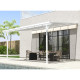 Tenda ombreggiante retrattile beige per pergola 300x436x240/290
