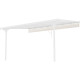 Tenda ombreggiante retrattile beige per pergola 300x436x240/290