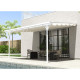 Tenda ombreggiante retrattile beige per pergola 300x436x240/290