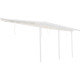 Tenda ombreggiante retrattile beige per pergola 300x556x240/290