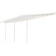 Tenda ombreggiante retrattile beige per pergola 300x556x240/290