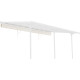 Tenda ombreggiante retrattile beige per pergola 300x556x240/290