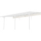 Tenda ombreggiante retrattile beige per pergola 300x556x240/290