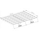 Tenda ombreggiante retrattile beige per pergola 300x556x240/290