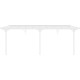 Tenda ombreggiante retrattile beige per pergola 300x617x240/290