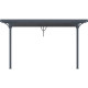 Tenda ombreggiante retrattile color antracite per pergola 3,75x2,55 m - X-METAL