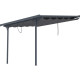 Tenda ombreggiante retrattile color antracite per pergola 300x315x240/290
