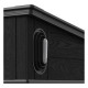 Casetta da giardino WOODIZY in resina spazzolata effetto legno da 4,71 m² skylight + pavimento - Jobu