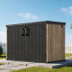 Baule portaoggetti in resina effetto legno WOODIZY 2300L - Jôbu