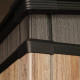 Casetta da giardino WOODIZY in resina spazzolata effetto legno 6,03 m² skylight  + pavimento - Jobu