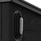 Casetta da giardino WOODIZY in resina spazzolata effetto legno da 4,71 m² skylight + pavimento - Jobu