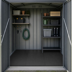 Pavimento per casetta da giardino in acciaio zincato Woodsteel 4,5m² - X-METAL