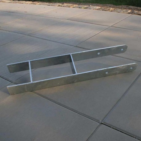 Ancoraggio ad H per pali Karibu 12x12cm