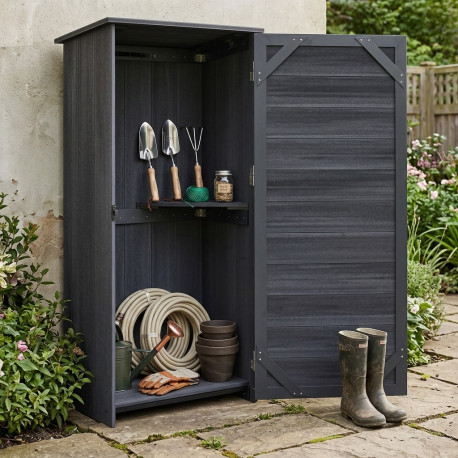 Armadio da esterno in legno composito H.179cm - Woodlife Garden