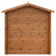 Casetta da giardino in legno massello 28 mm, trattata in autoclave colore marrone 4 m² TOP – Gardy Shelter