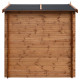 Casetta da giardino in legno massello 28 mm, trattata in autoclave colore marrone 4 m² TOP – Gardy Shelter