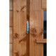 Casetta in legno massello da 28 mm trattato in autoclave colore marrone 6m² TOP - Gardy Shelter