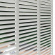 Pannello laterale a lamelle OMBREA ​​da 1 m - Bianco