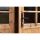 Casetta in legno massello da 19 mm trattato in autoclave colore marrone 6m² TOP - Gardy Shelter