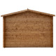 Casetta in legno massello da 19 mm trattato in autoclave colore marrone 6m² TOP - Gardy Shelter