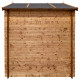 Casetta in legno massello da 19 mm trattato in autoclave colore marrone 6m² TOP - Gardy Shelter