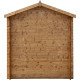 Casetta in legno massello da 19 mm trattato in autoclave colore marrone 4m² TOP - Gardy Shelter