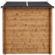 Casetta in legno massello da 19 mm trattato in autoclave colore marrone 4m² TOP - Gardy Shelter