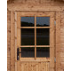 Casetta in legno massello da 19 mm trattato in autoclave colore marrone 4m² TOP - Gardy Shelter