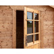 Casetta in legno massello da 19 mm trattato in autoclave colore marrone 4m² TOP - Gardy Shelter