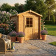 Casetta in legno massello da 19 mm trattato in autoclave colore marrone 4m² TOP - Gardy Shelter