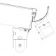 Tettoia per auto in alluminio antracite 3x3,63m e policarbonato 6mm X-METAL