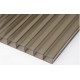 Tettoia per auto in alluminio antracite 3x3,63m e policarbonato 6mm X-METAL