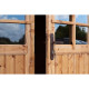 Casetta in legno massello da 44 mm trattato in autoclave colore marrone 16m² TOP - Gardy Shelter 
