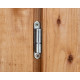 Casetta in legno massello da 44 mm trattato in autoclave colore marrone 12m² TOP - Gardy Shelter 