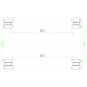 Tettoia per auto in alluminio antracite 3x4,34m e policarbonato 6mm X-METAL