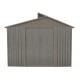Casetta da giardino in metallo con lucernario 7,25m² effetto legno bois vieilli