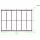Tettoia per auto in alluminio antracite 3x4,34m e policarbonato 6mm X-METAL