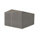 Garage 1 auto in metallo 17,47m² effetto legno bois vieilli
