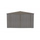 Garage 1 auto in metallo 17,47m² effetto legno bois vieilli