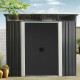 Casetta in lamiera 5,64m² Skylight antracite + set di montaggio X-METAL