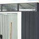 Casetta in lamiera 5,64m² Skylight antracite + set di montaggio X-METAL