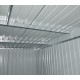 Casetta in lamiera 5,64m² Skylight antracite + set di montaggio X-METAL