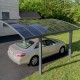 Arizona Breeze 5000 tettoia in alluminio e policarbonato grigio - Canopia by Palram