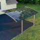 Arizona Breeze 5000 tettoia in alluminio e policarbonato grigio - Canopia by Palram