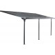 Pergola addossata regolabile - copertura in alluminio 3,05x6,18m X-METAL