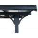 Pergola addossata regolabile - copertura in alluminio 3,05x6,18m X-METAL