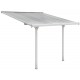 Pergola regolabile in alluminio laccato bianco 3,05x3,14m X-METAL