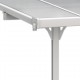 Pergola regolabile in alluminio laccato bianco 3,05x3,14m X-METAL