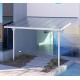 Pergola regolabile in alluminio laccata bianco 3,75x2,55m X-METAL